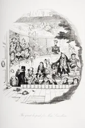 The great bespeak for Miss Snevellicci, illustration from 